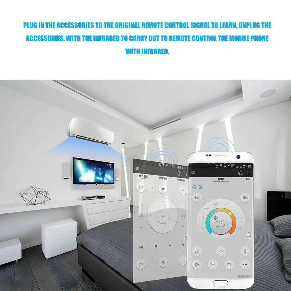 Bezprzewodowy pilot na podczerwień Micro-USB do telefonu z systemem Android