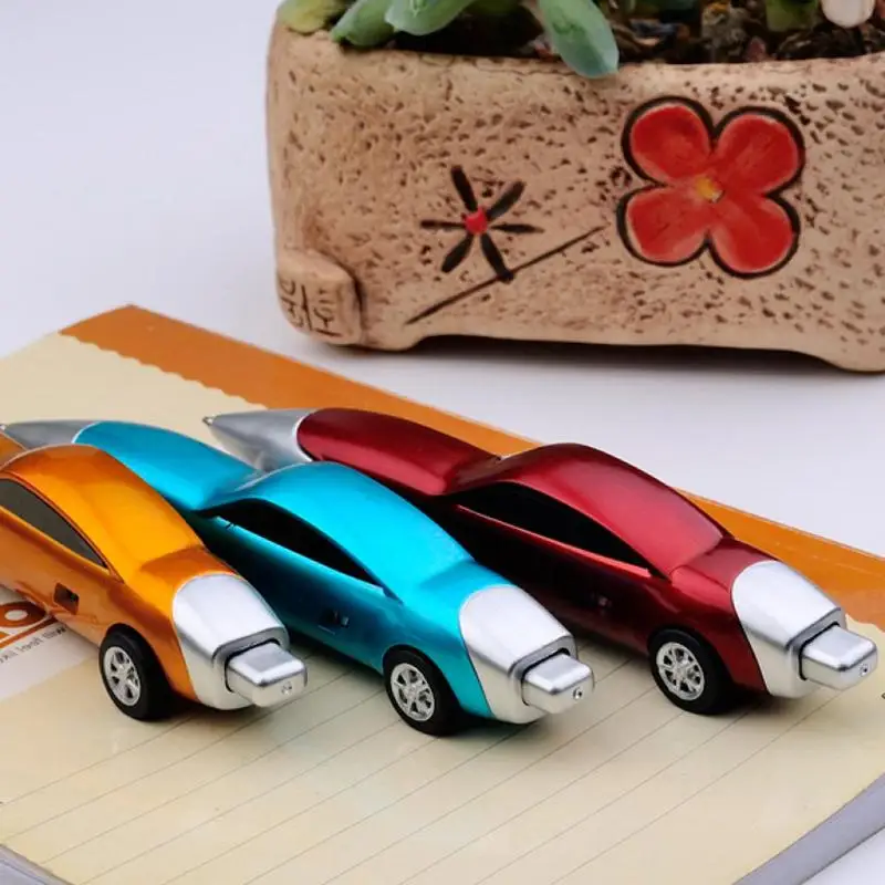 1 Piece Cute Car Ballpoint Pen Creative Kawaii Fun Stationery for School Office Student Reward Gift Supplies