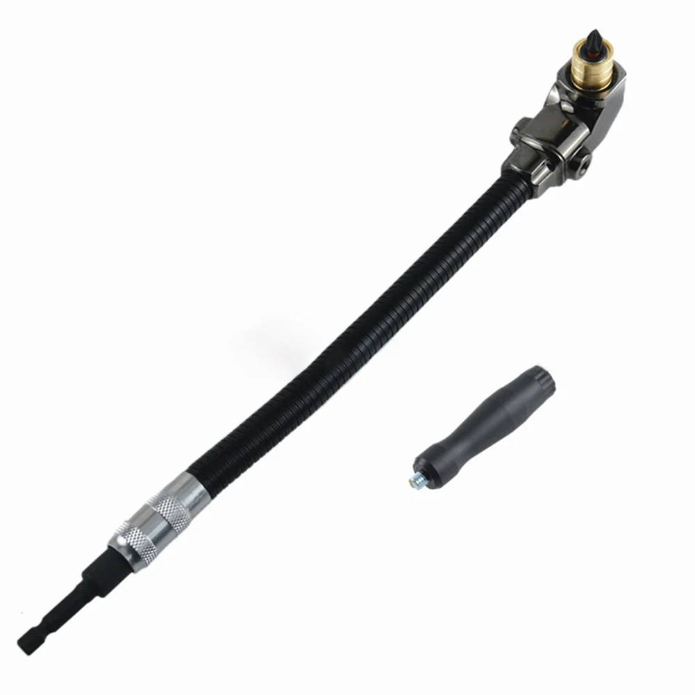 Right Angle Drill Adapter 90 Degree with 6.35mm Hex Input for Power Tools Used in Electrical Box Mounting Tasks