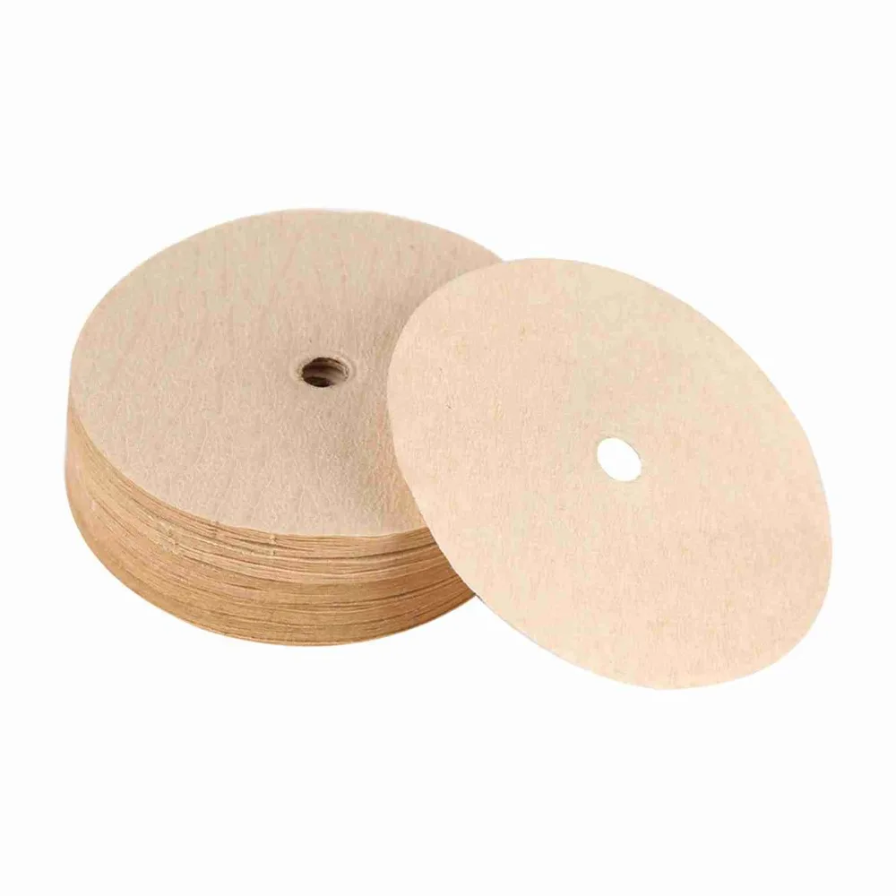 100PCS Set Unbleached Coffee Filter Paper Burlywood No Bleach Vietnam Pot Filter 2.52in Size Coffee Maker Filter Coffee Shops