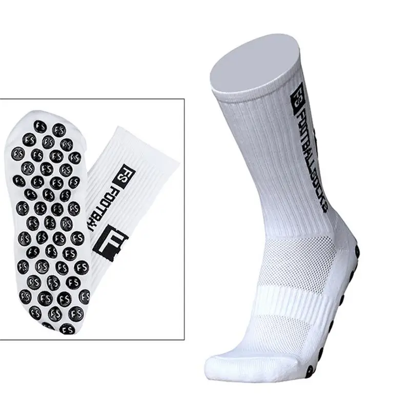 Adult Soccer Socks | Anti-Slip Wicking Knee High Football Socks | Comfortable Sports Socks for Roller Skating Basketball