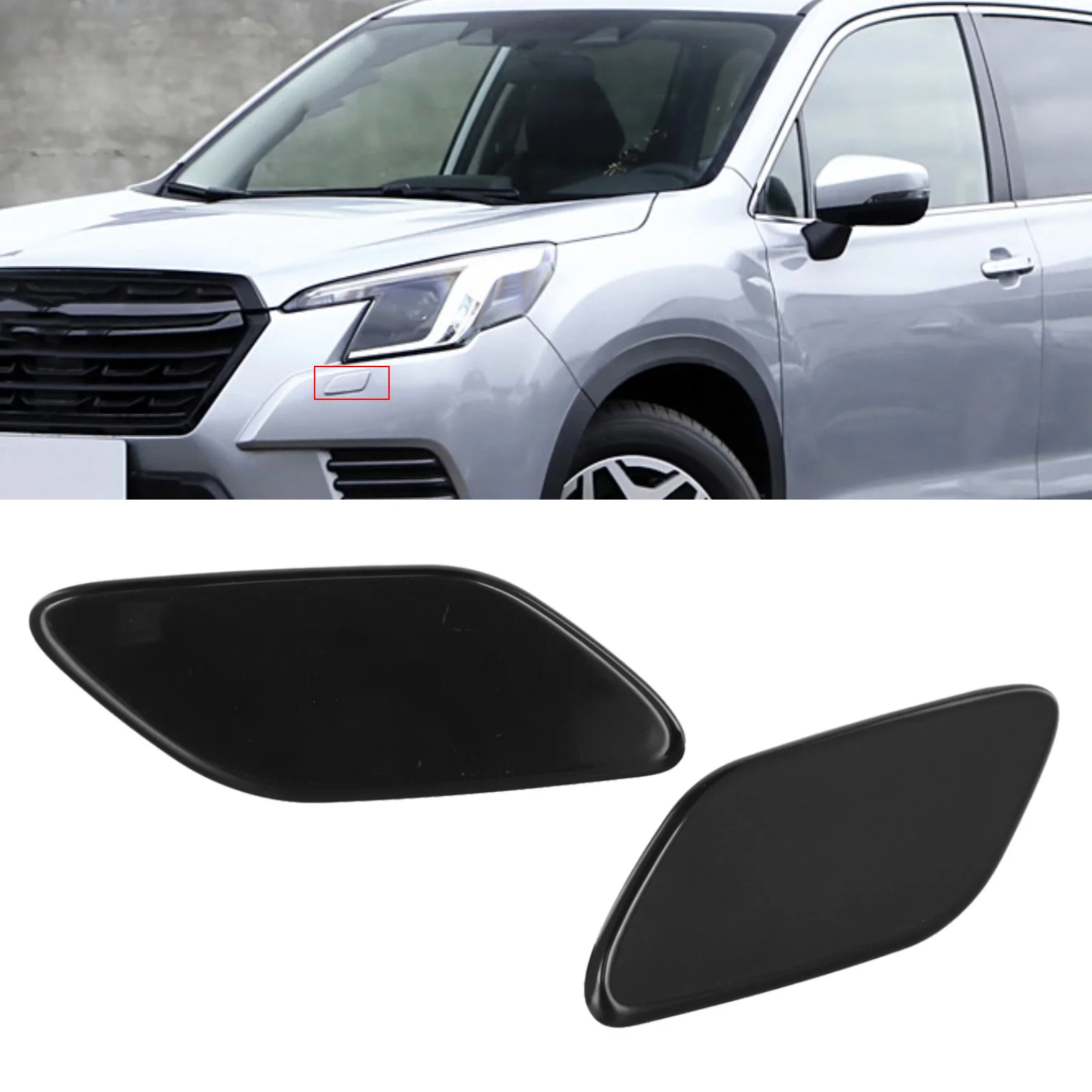 

86636-FG020 Новая крышка распылительной форсунки Омыватель Крышка распылительной форсунки Крышка фары Пластиковая крышка Прямая замена на открытом воздухе