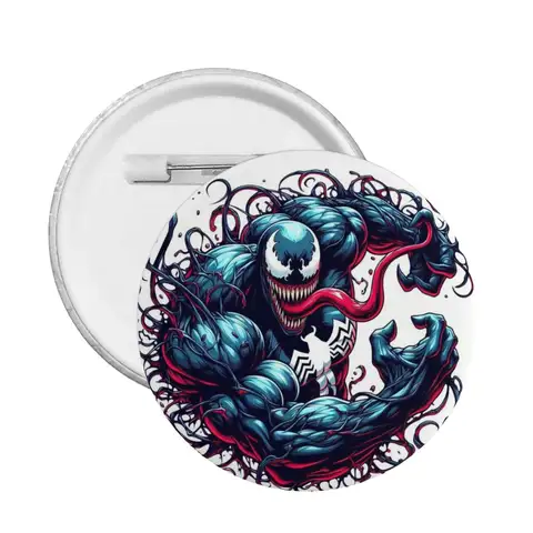 Anpassade Venom-filmen Nålar Bakknappar för Jeans Märken Broscher Nålar 8 best sales nålgift - №8