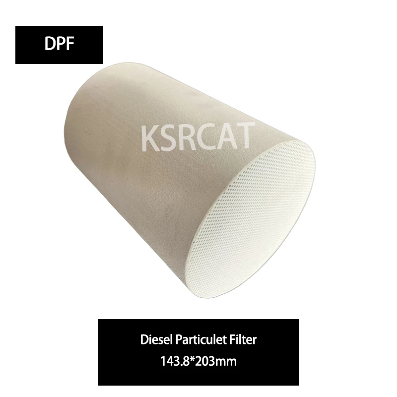 กรองอนุภาคดีเซล 143.8*203 มม.เซรามิค universal DPF ตัวกรองแก้ปัญหาเครื่องยนต์ไอเสียแก๊สวัสดุกรองอนุภาค