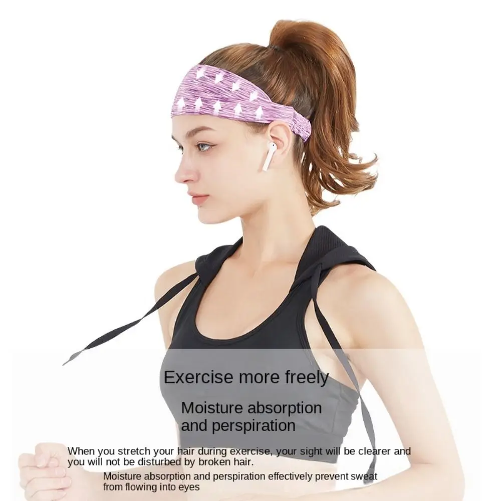 

Elasticity Yoga Headbands Breathable Absorb Sweat Yoga Sweatband Comfortable Durable Yoga Hair band Playing Basketball