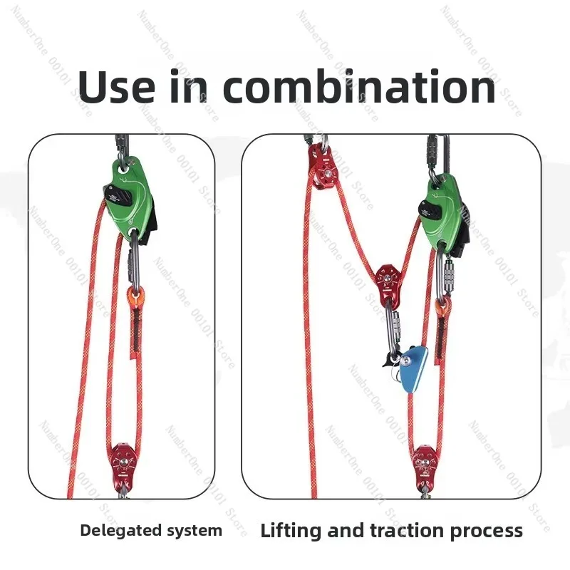Anti-Panic Auto Lock Descender Self Braking Belay Device For Outdoor Rock Climbing Rappelling High Altitude Safety Gear Climber