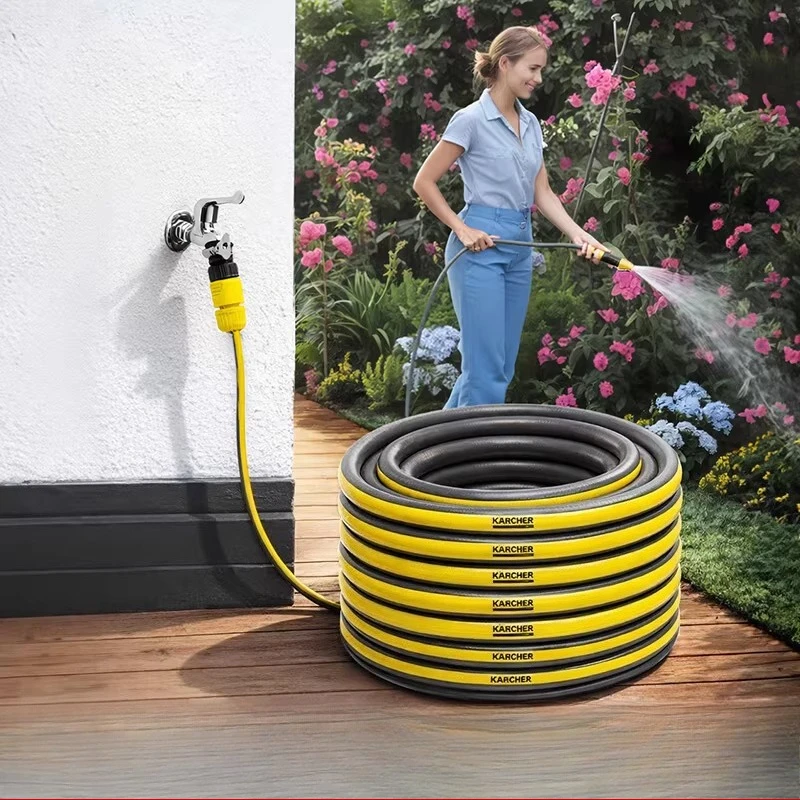 Vegetable Garden Accessories Garden Water Hose Pipe Expandable Hose Reel Wall Mount Pvc Pipes High Pressure Washer Cultivation