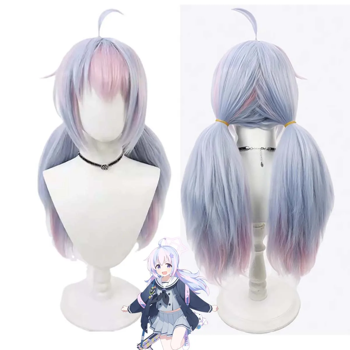 

Хэллоуин вечерние ролевые игры синий архив Узава Рейса косплей термостойкий парик из синтетических волос