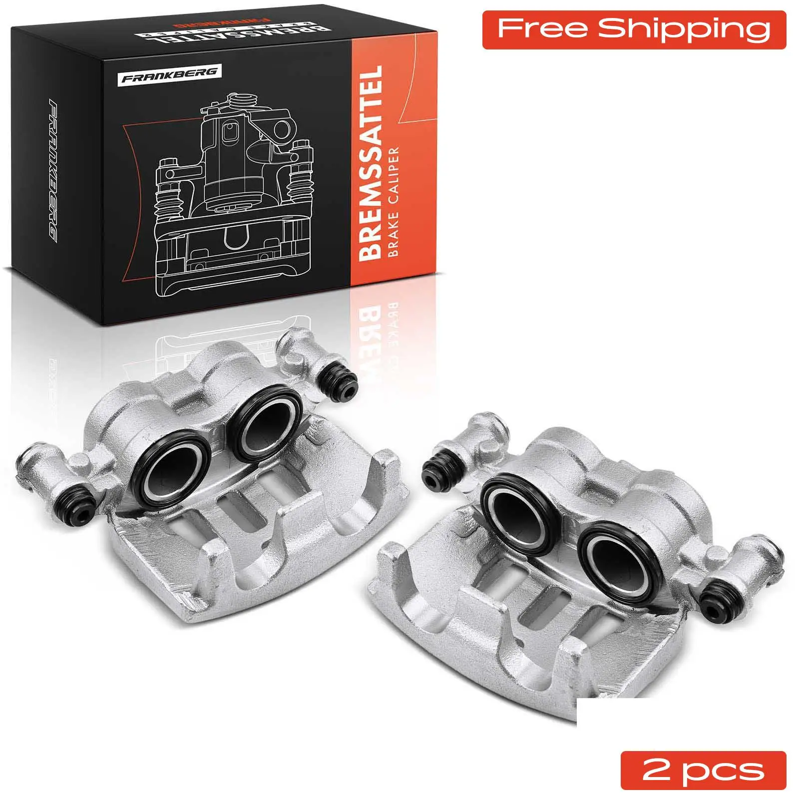 Frankberg 2x voorremklauw voor Mercedes-Benz Vito Van W447 345264 A4474200083 A4474200183 4474200083 345265