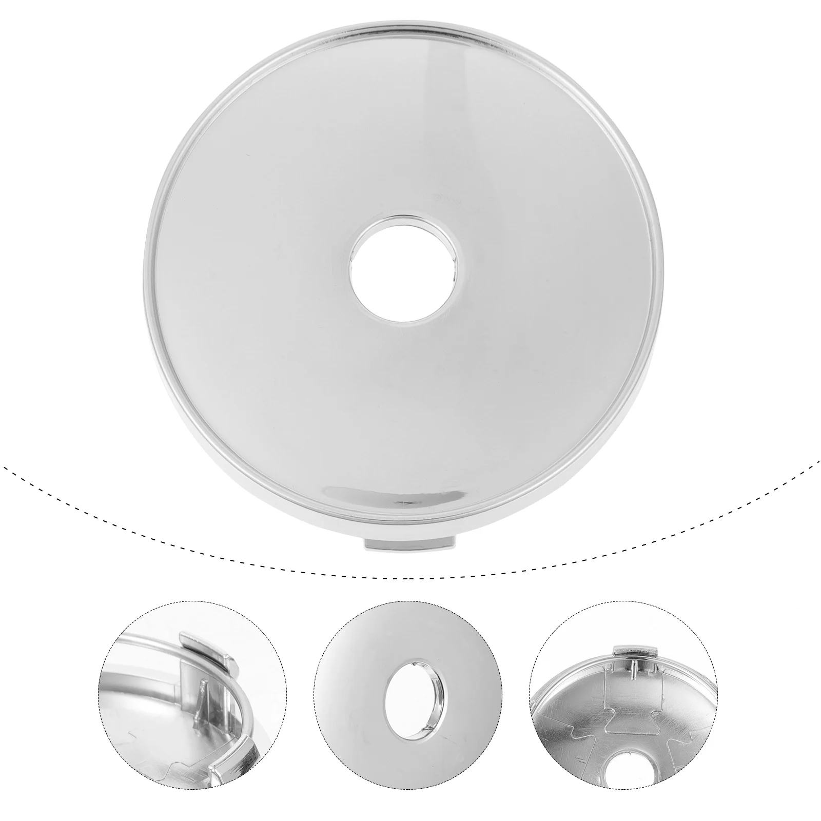 

4 Pcs Hub Center Cap Weather-resistant Caps Wheel Cover Dust-proof Covers Abs Auto Rim Tire Hubcaps