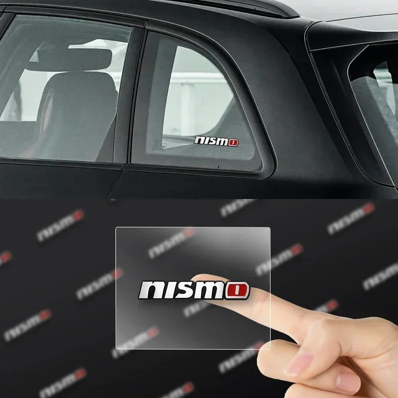 Car Window glass lift button sticker Steering Wheel Decal For Nissan Nismo Tiida Teana GTR Juke Versa Almera Car Accessories