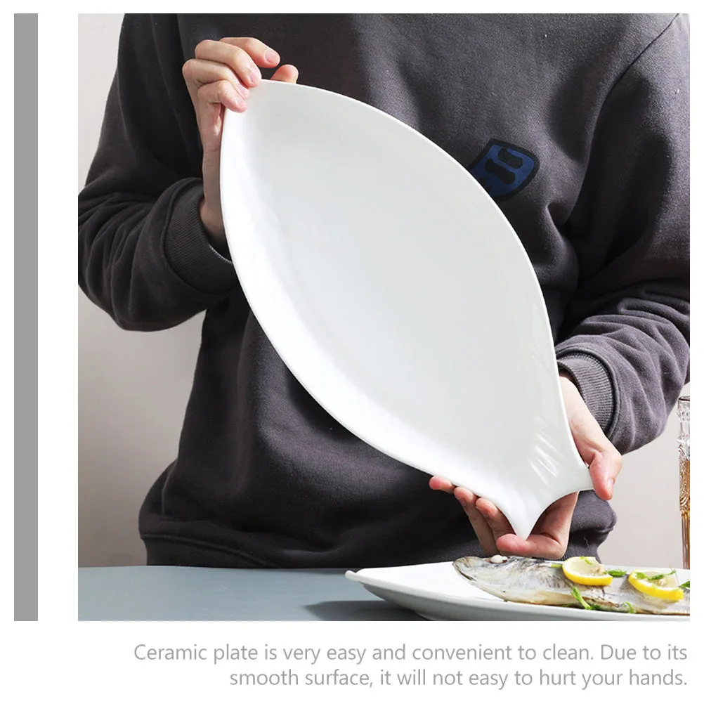 

Ceramic Dinner Plate Festive Fish Tray for Home Kitchen Restaurant Wedding Table Centrepieces Wedding Table Centrepieces