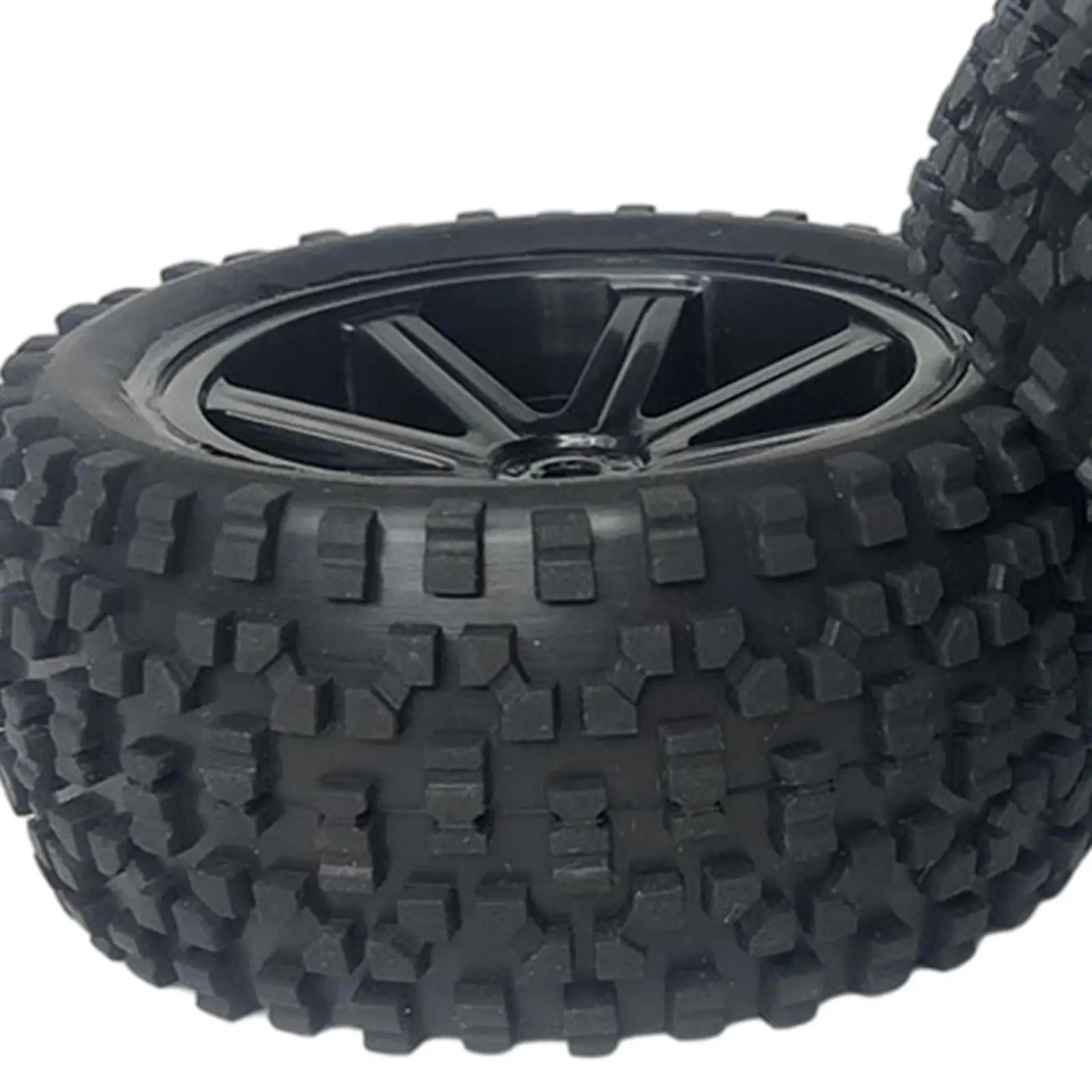 Premium Rubber Tires Vehicle Replacement accessories Large Front Rear Wheels widening Tires for 124017 1/14 RC Climbing Buggy