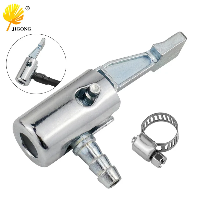 Portable car tire inflation head Quick inflation adapter chuck, car air pump handle inflation chuck