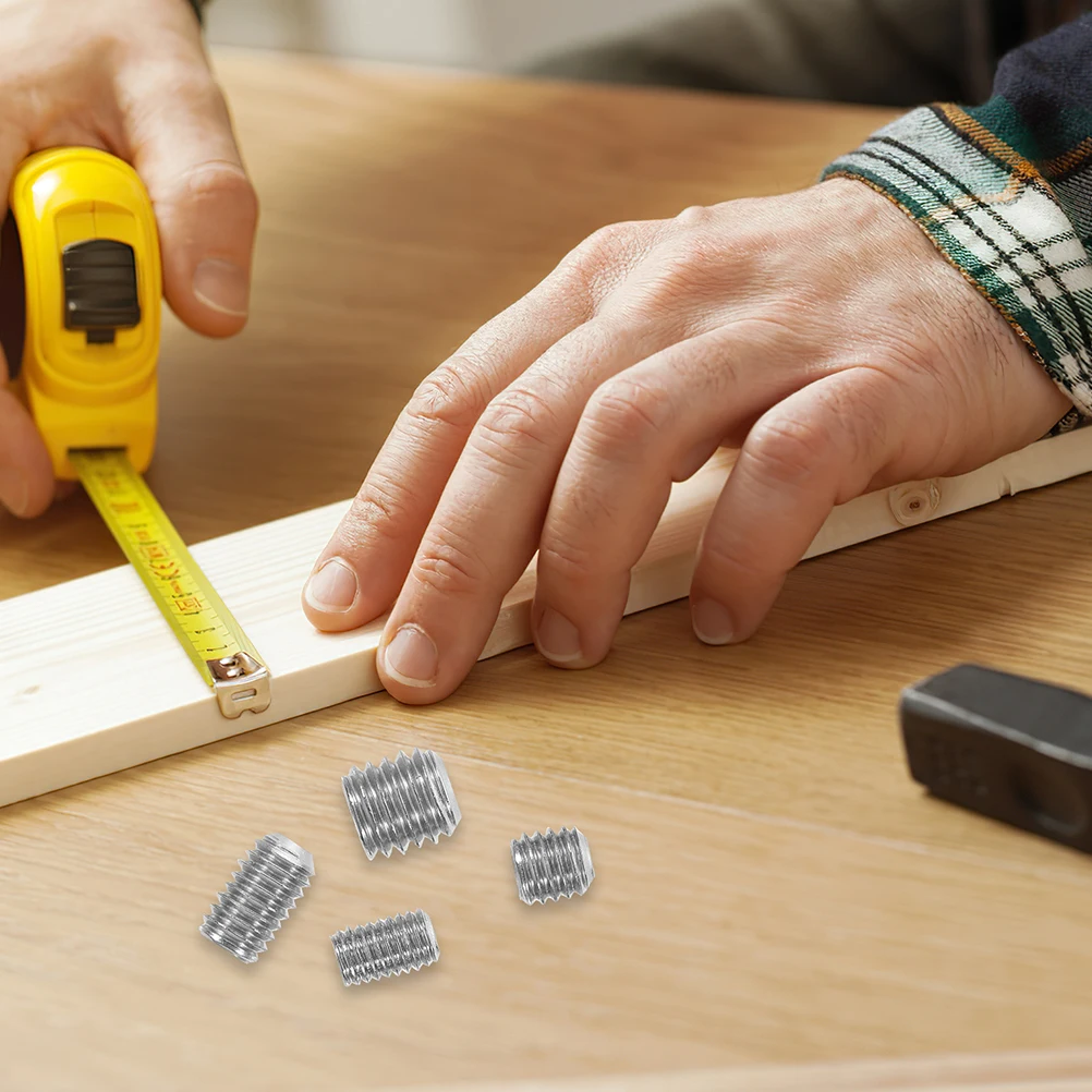 

1 Box Stainless Steel Socket Grub Screw Hex Set Assortment for Engineering Repair Heavy Duty Torque Resistance Small Screws Kit