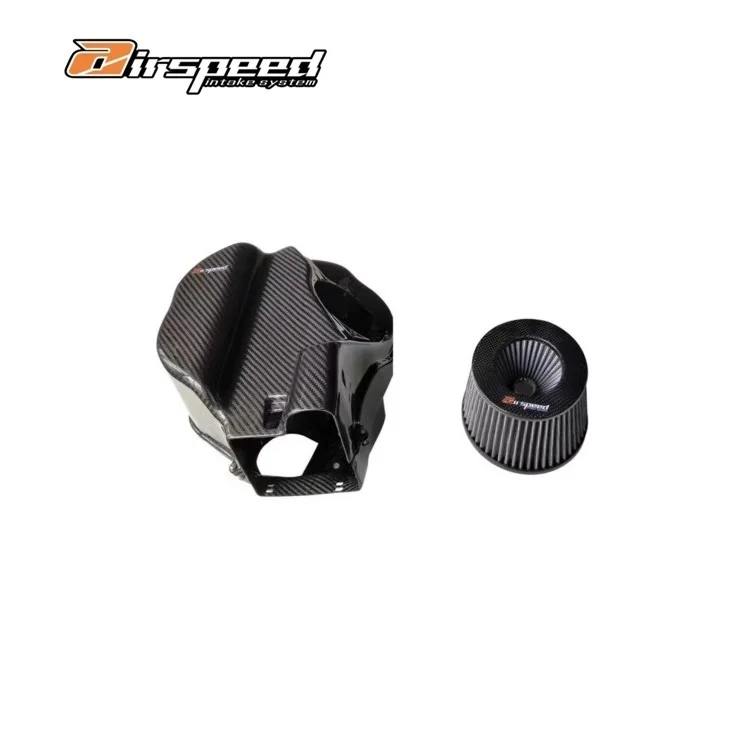 Airspeed intake High Quality Dry Carbon Fiber intake Filter Car Engine Cold Air intake System Kits Car Accessories For Audi A8