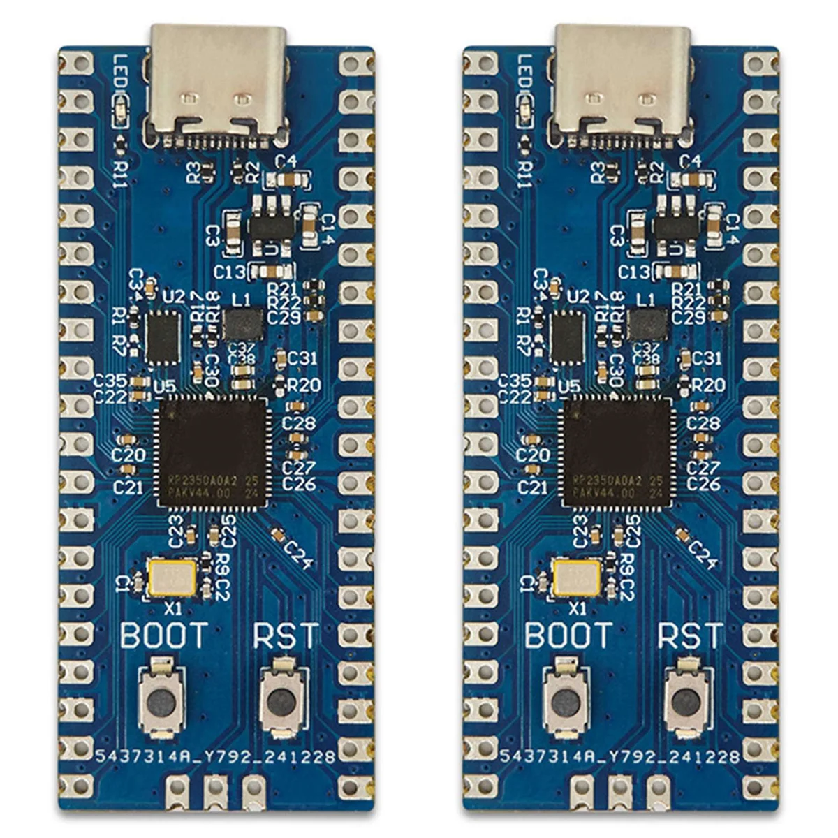 2025+ 2X للوحة تطوير Pico2-RP2350 تعتمد على RP2350A، لـ Micro-Python، لـ