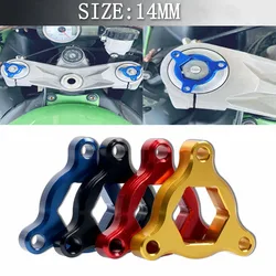 Motorcycle CNC 14MM Suspension Fork Preload Adjusters Fit For GSXR 1000 GSXR1000 B KING BKING SV1000 SV1000S