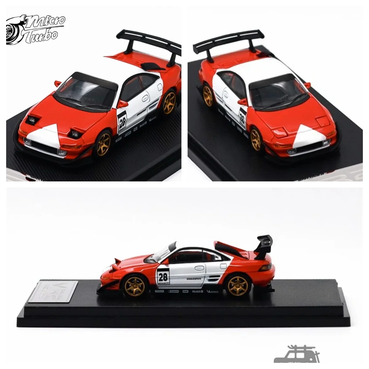 

Micro Turbo 1:64 MR-2 SW20 JDM New Diecast Model Car Collection Limited Edition Alloy