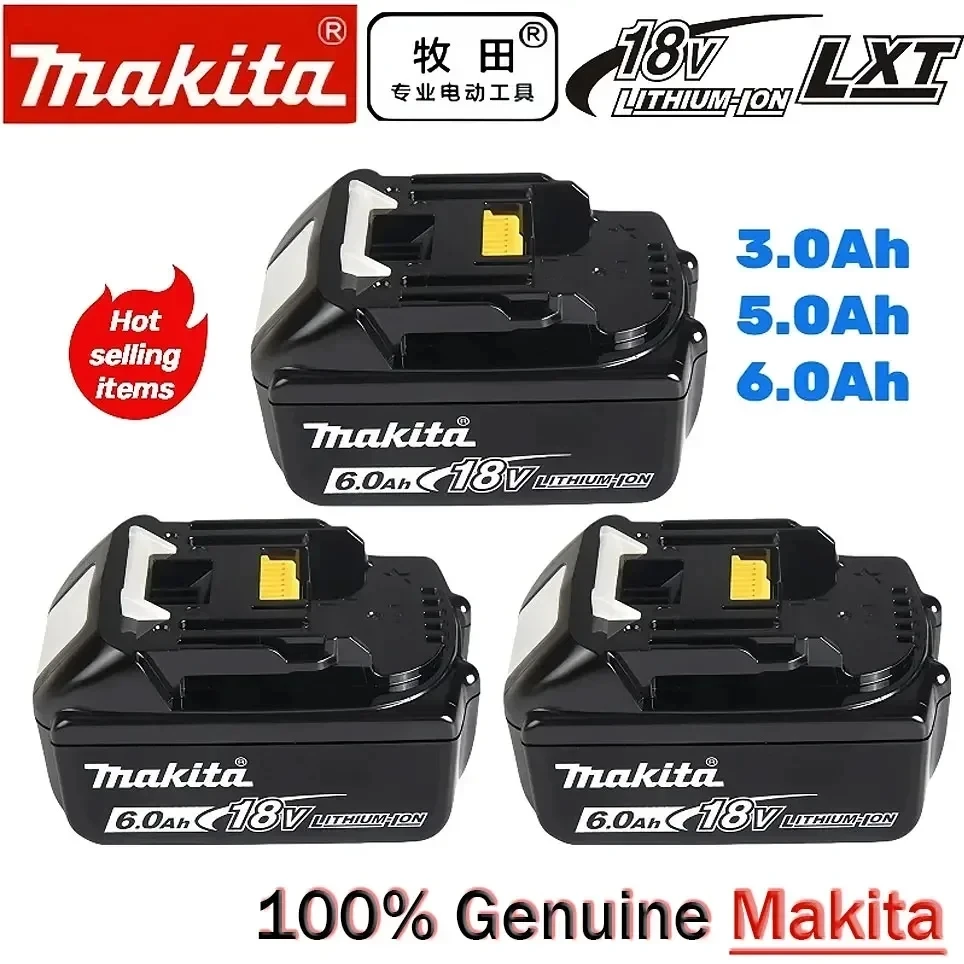 

Original makita Battery BL1860 BL1850B BL1850 BL1840 BL1830 screwdriver battery & charger 18v Replacement Power Tool Batteries