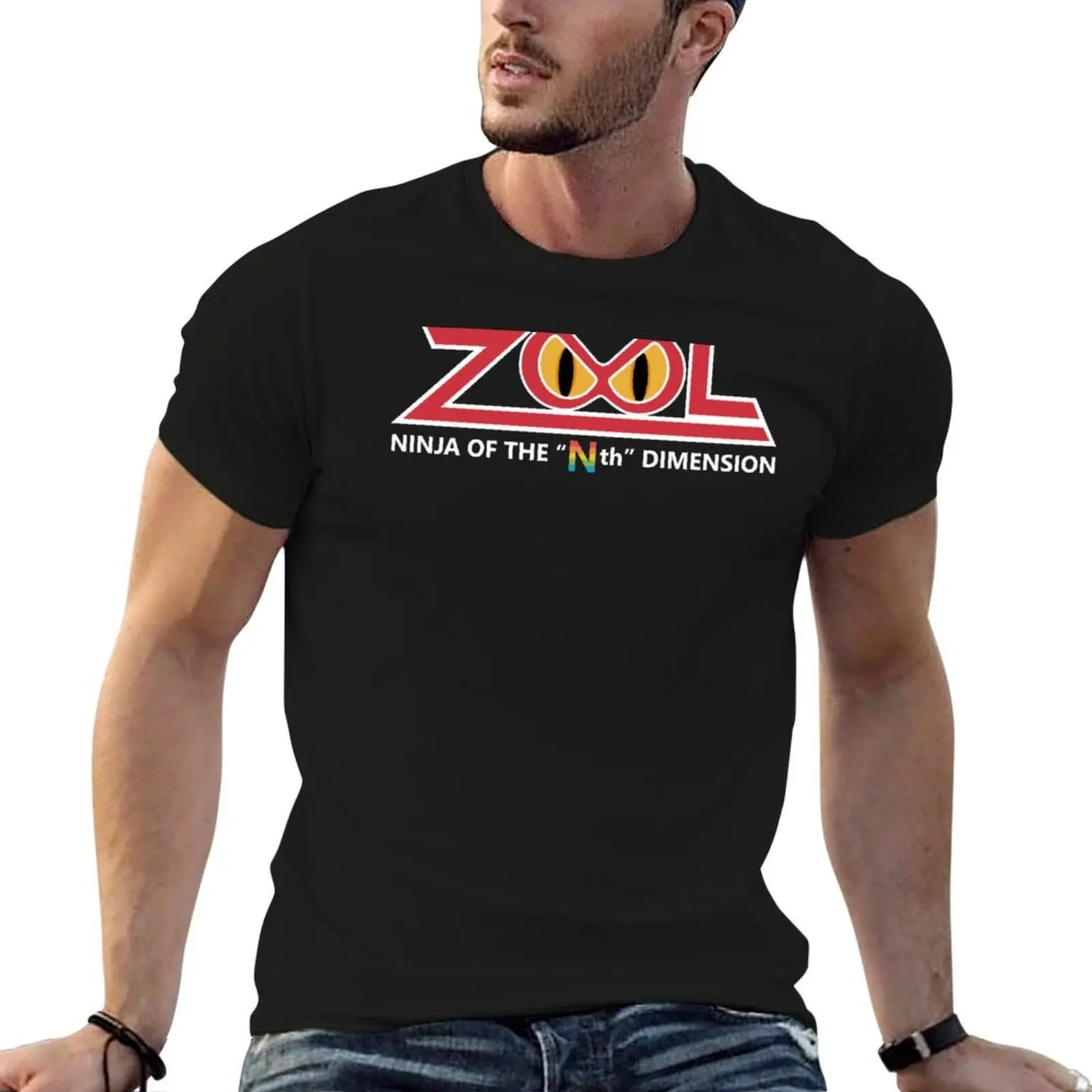 Футболка Zool Classic Retro Vintage с дизайном в стиле видеоигр, дышащая футболка для путешествий