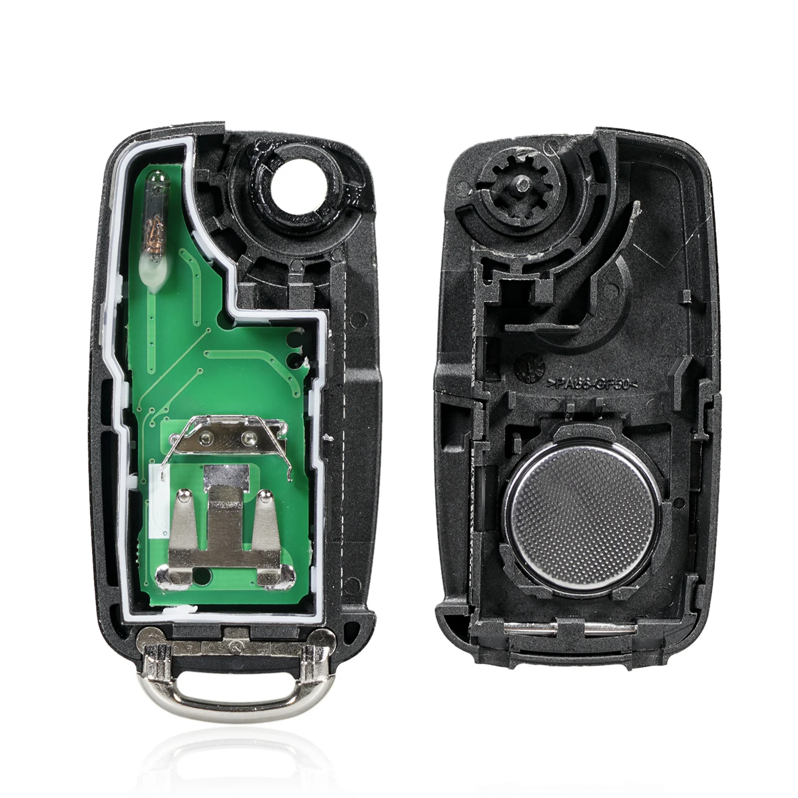 KEYYOU 5K0 837 202 AD 2 ボタンリモート車のキー 434MHz ID48 VW フォルクスワーゲンゴルフパサートティグアンポロジェッタビートルシュコダシート