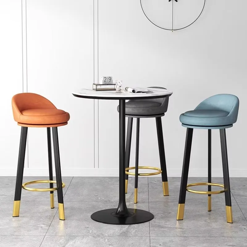 

Modern Luxury Bar Stool Party Minimalist Bar Stool Elegant Beauty Leisure Time Aesthetic Sillas De Barra Interior Furniture