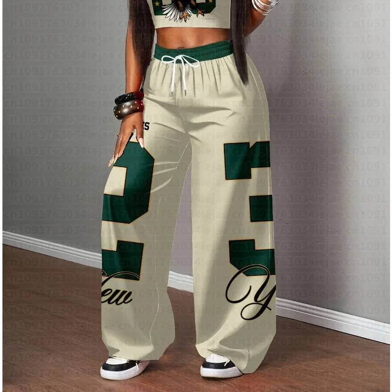Women'S Kid Casual Street Style Pants, Featuring Straight-Leg Pants Printed The Number 23