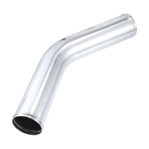 Imagen 2 del producto Tubo Intercooler UXCELL de 45 grados, 63mm, 70mm, 76mm OD 300mm, 500mm de largo, tubo de aleación de aluminio, tubo Intercooler, tubo de entrada de aire