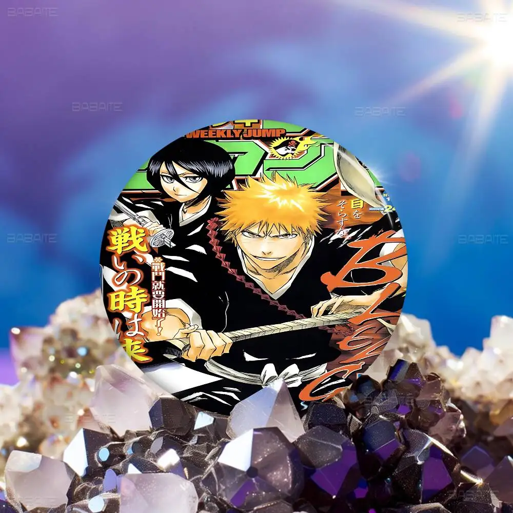 Anime Bleach  Creative Tinplate Soft Button Pins Animal Icon Brooch Lapel Backpack Badge Accessories Pin