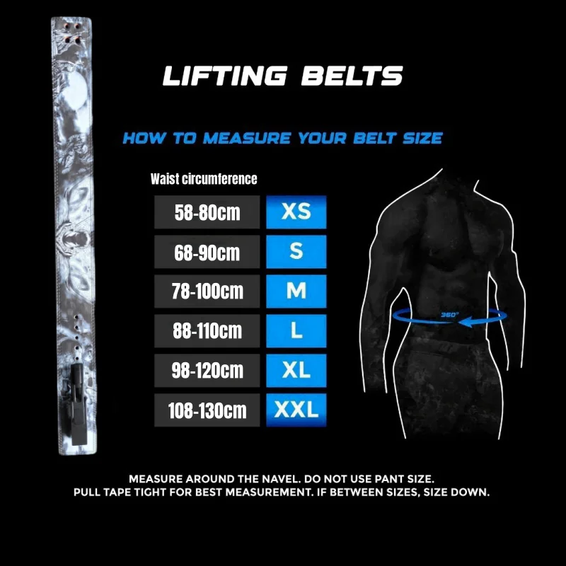 Weight Lifting Lever Belt 10mm Thick Cowhide Weightlifting Belt Gym Strength Training Fitness Belt for Deadlift and Powerlifting