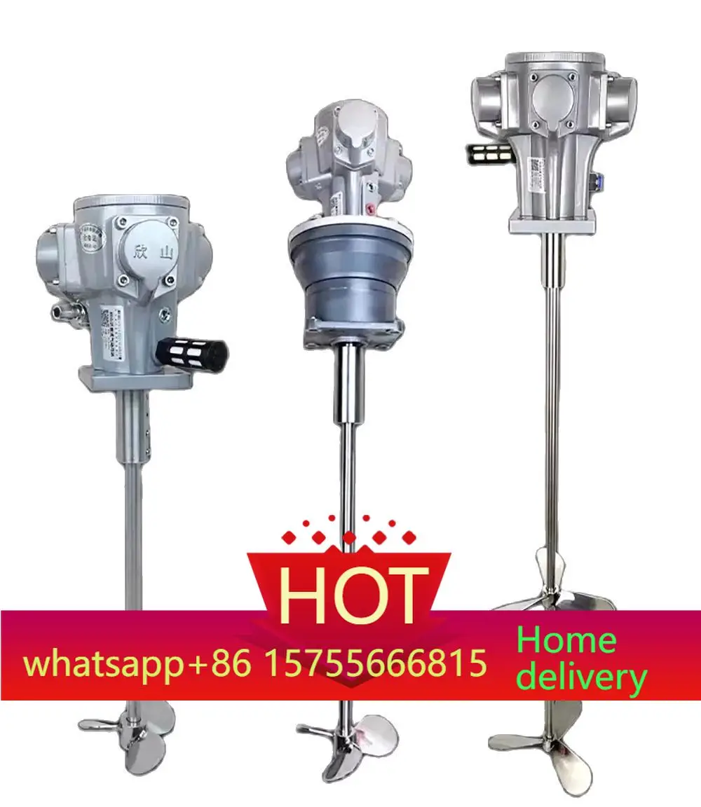 

IBC ton bucket vertical industrial mixer,Pneumatic mixer, paint, ink, glue and coating mixer