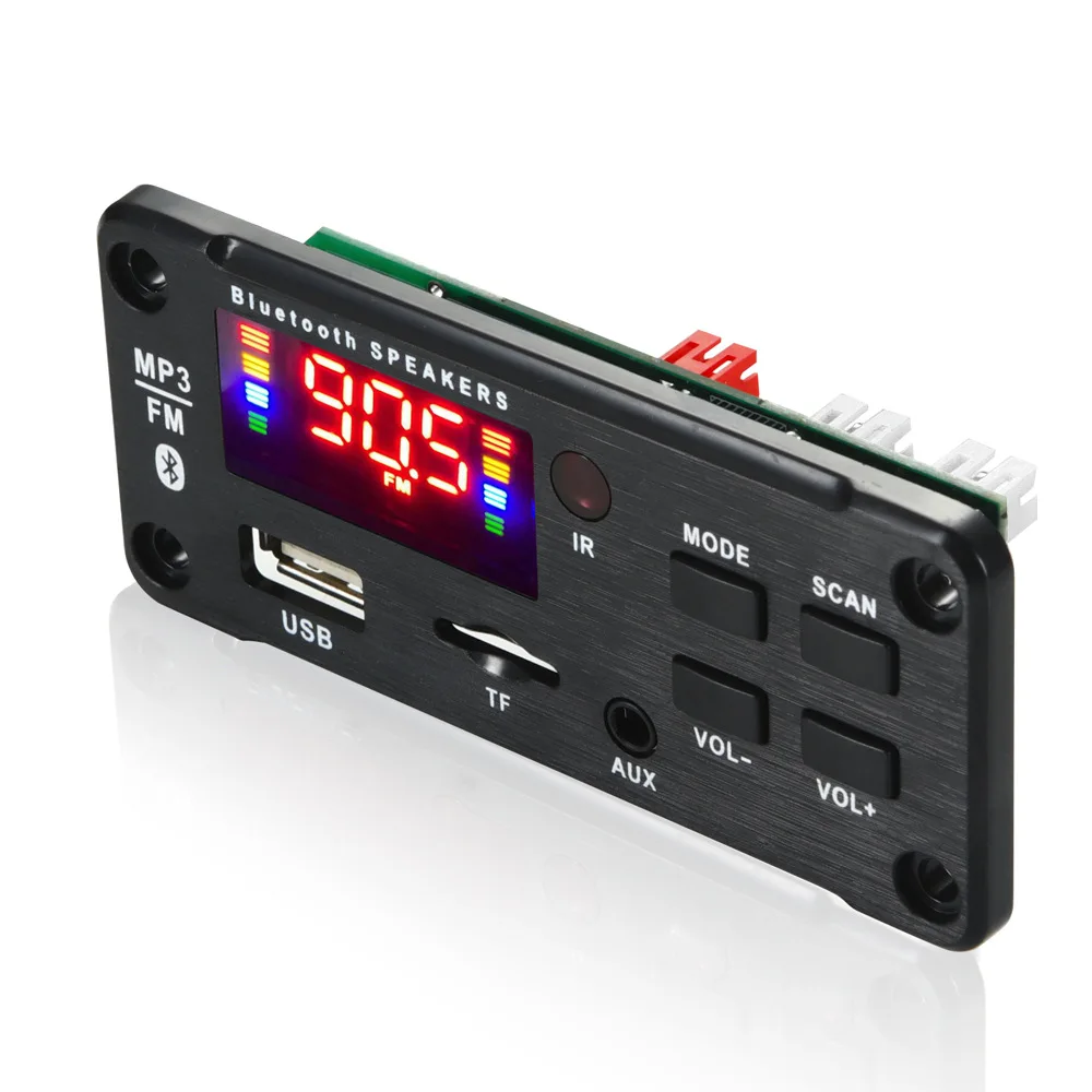 Amplificador Bluetooth 2x80W Yarryuter Con Radio FM, Reproducción MP3, Entrada LINE IN, Control Remoto, 12V