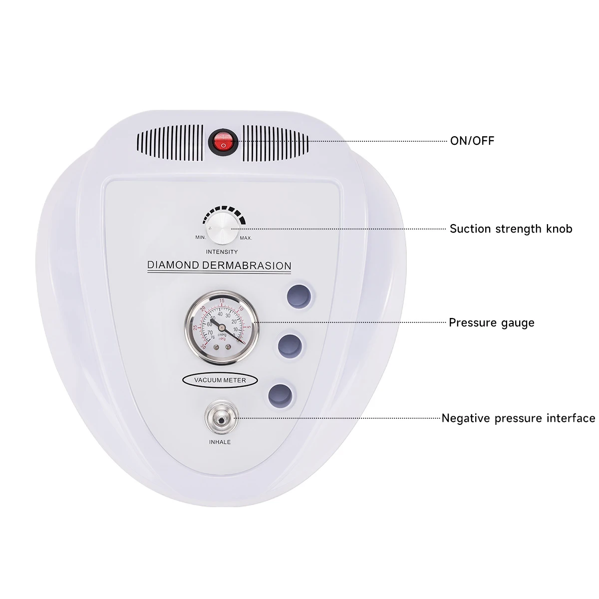 Professional Medical Beauty Facial Deep Clean Skin Blackhead Acnes Removal Vacuum Spray Diamond Tips Microdermabrasion Machine