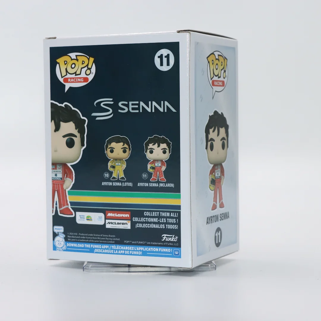 Figurine Funko Pop! Racing – Ayrton Senna, 9,5 Cm, Vinyle, Collection, Cadeau Fan De Sport