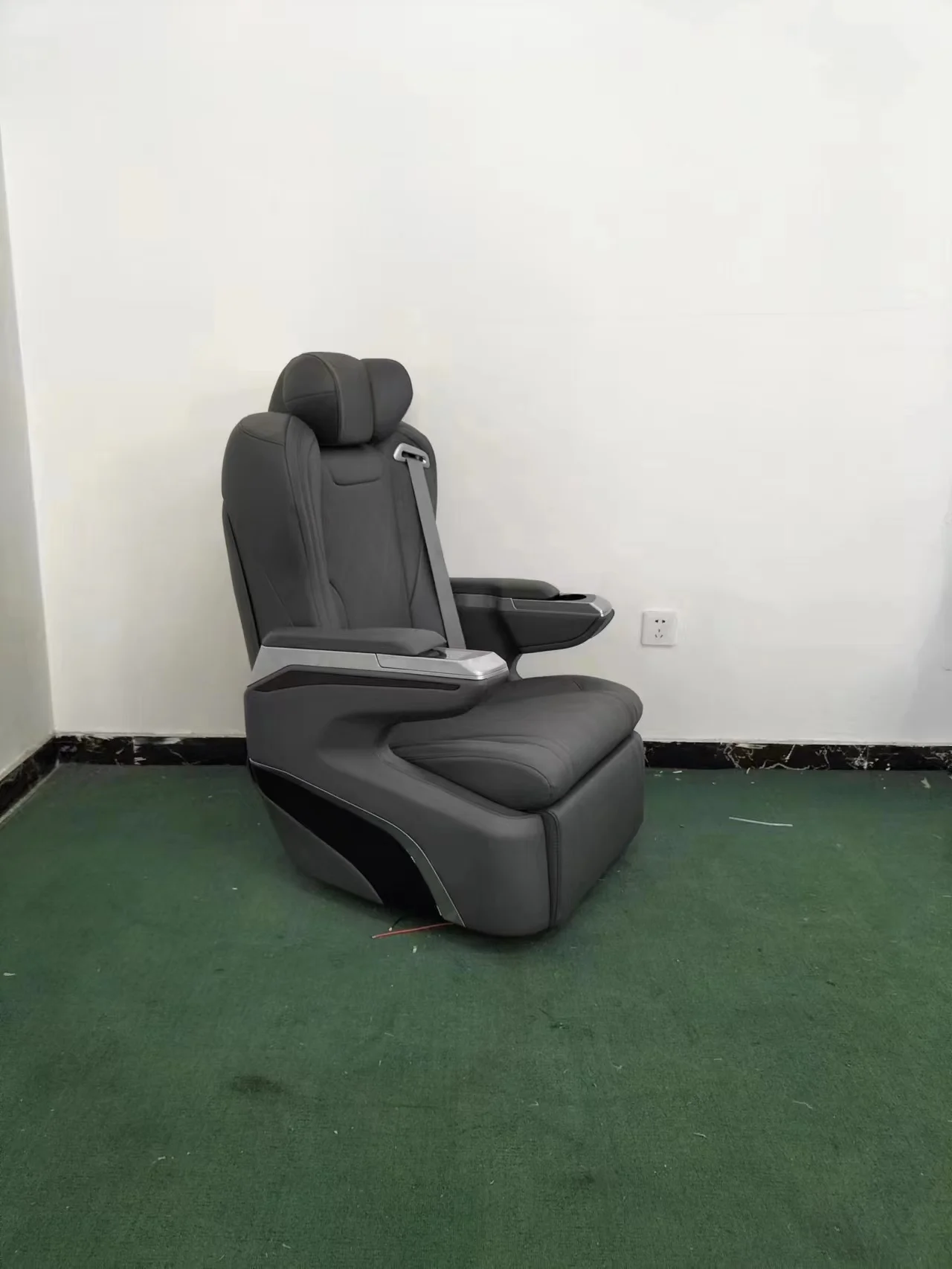 Customize OEM Luxury Electric MPV Seat With Wireless Charging PU Leather For VAN RV Campervan Motor Home Limousine-Alphard Vellf