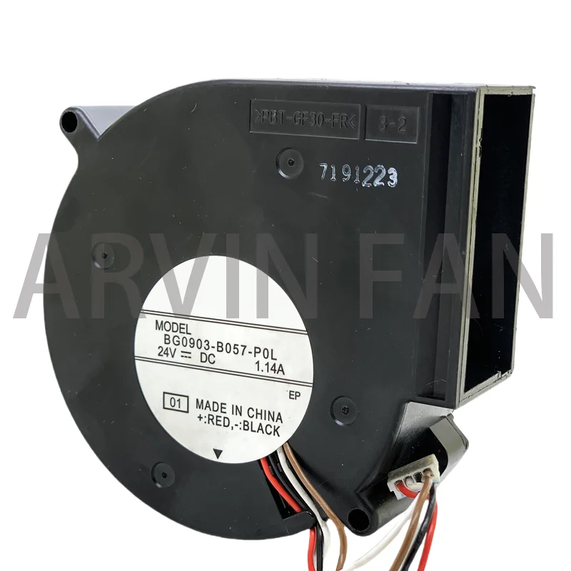 BG0903-B057-P0L DC 24V 1.14A 97x97x33mm 4-Wire Server Cooling Fan