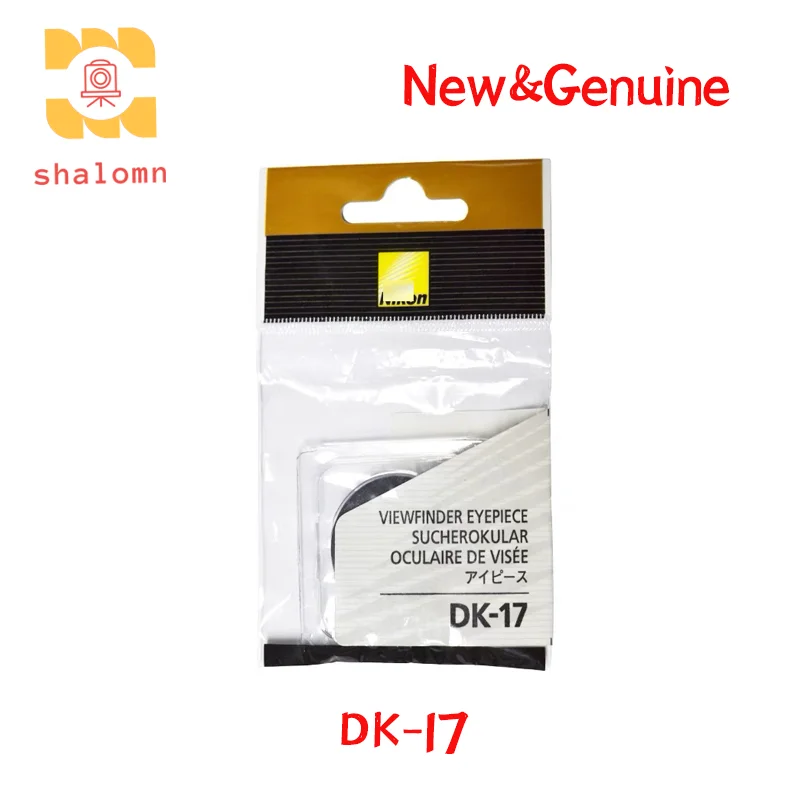 Bingkai kacamata karet lunak Viewfinder DK-17 asli baru untuk kamera Nikon D3S D3X D4 D4S D5D6 D500 D700 D800 D810 D850