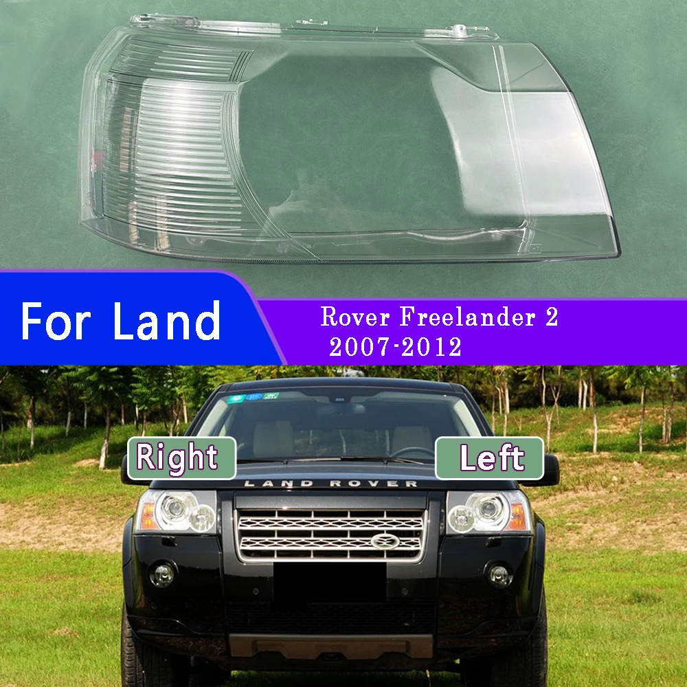 

For Land Rover Freelander 2 2007-2012 Lampshade Headlamp Shell Lampmask Headlight Cover Transparent Shade Lens Mask Plexiglass