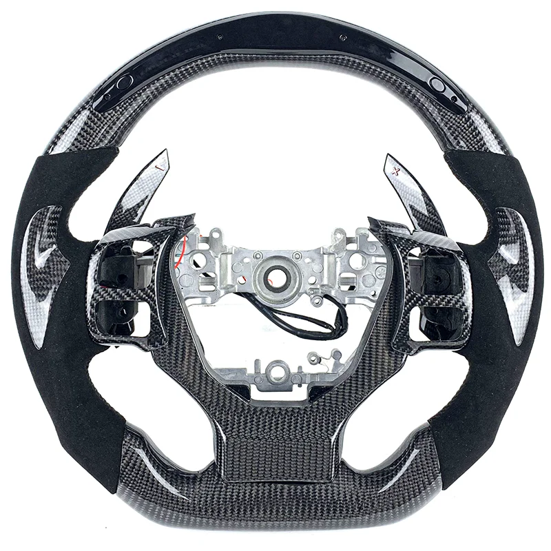 

F1 Carbon Fiber Sports Steering Wheel Suitable for Lexus Accessories IS LS NX GX RCF ES200 RX300 RX CT200 IS250 Without airbags