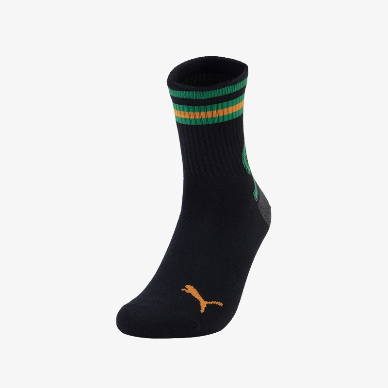 

Puma Authentic Current Season Men's Women's Fashion Print Casual Sports Mid-Calf Socks One Pair Set 938411-01