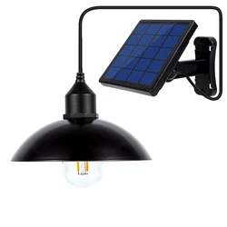 Lampe solaire Led Vintage imperméable avec cordon de 3 mètres, éclairage d'extérieur, luminaire décoratif de plafond, idéal pour un jardin ou une rue