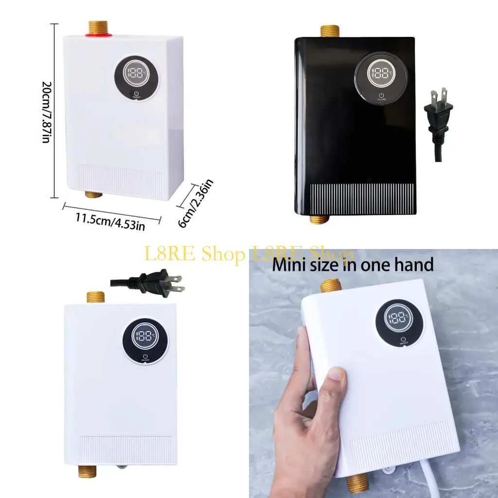 

L8RE Энергоэффективная система горячей воды без резервуаров Вертикальная установка Электрический водонагреватель со светодиодным