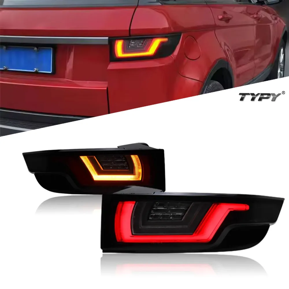 

TYPY Car Bumper Taillamp For Land Rover Range Evoque Taillight 2012-2018 LED Car Dynamic Turn Signal Brake Taillight Assembly