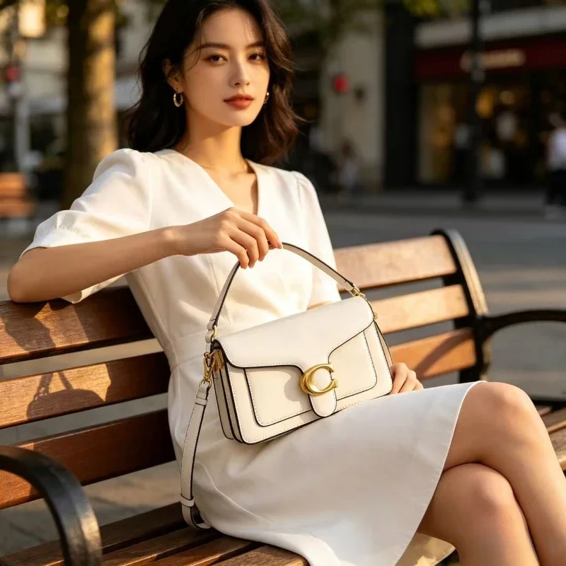 2026 New women's small square bag, high-quality solid color multifunctional shoulder bag, crossbody bag, everyday work tote