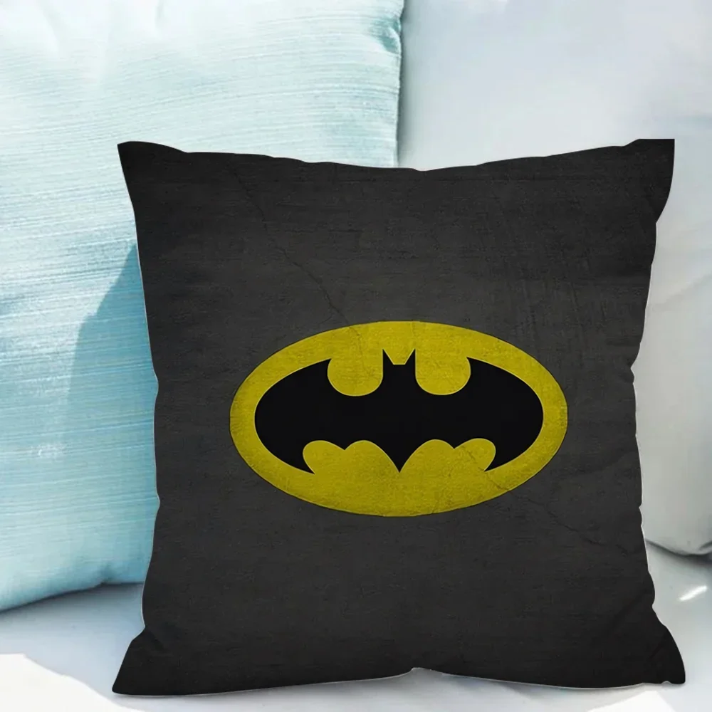 Home Decoration Accessories Batmans Cushion Cover 40*40 Decorative Pillowcase 50x50 Short Plush Car Sofa Cushions Covers Pillow