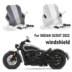 SCOUT 15-22 Motorcycle High quality ABS plastic Adjustable Windshield Bat For INDIAN SCOUT BOBBER 2018 - 2022