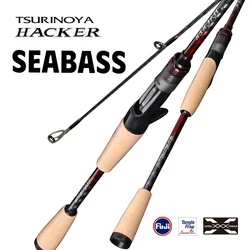 TSURINOYA Long Casting Fishing Rod HACKER Ⅱ 692ML 732L 732ML High Sensitivity 2.07m 2.18m MF Action Spinning Casting Rod