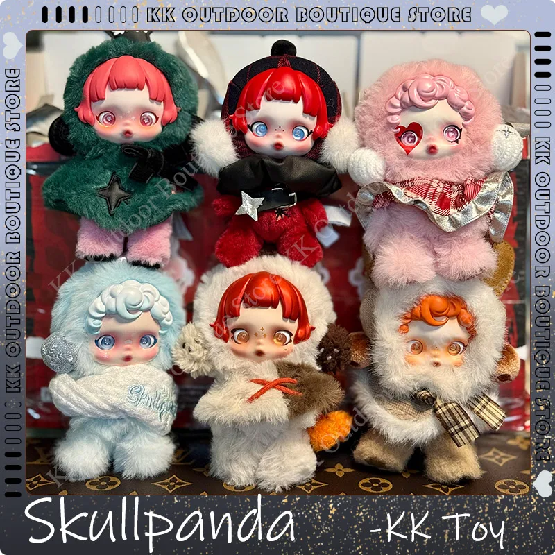 Original Skullpanda Winter Symphony Series Figures Vinyl Face Doll Cute Song Of Snow Figures Pendant Keychain Toy Model Gifts