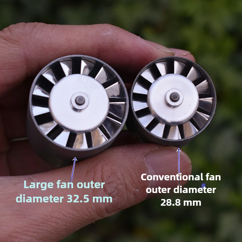 32.5mm Large Ultra High Speed Ducted Fan Motor 100,000 RPM - High Voltage Brushless DC Motor